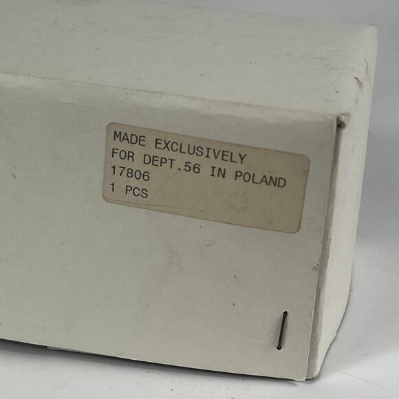 Department 56 Finial Christmas Tree Topper Large 14.5" Rare Vintage Poland Green - Picture 11 of 12